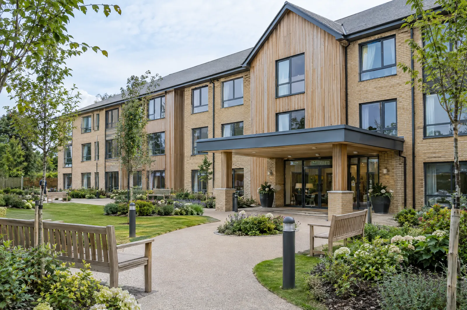 A modern purpose-built care home